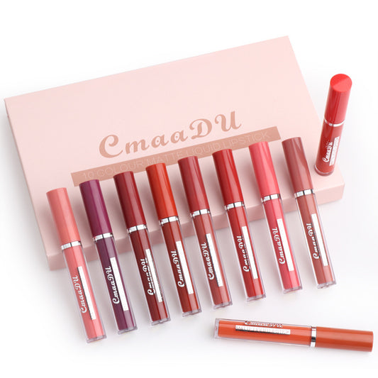 10 Color Lip Gloss Set